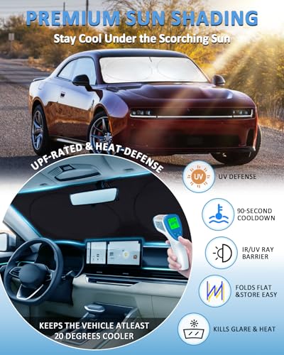 Windshield Sun Shade for Dodge Charger 2011