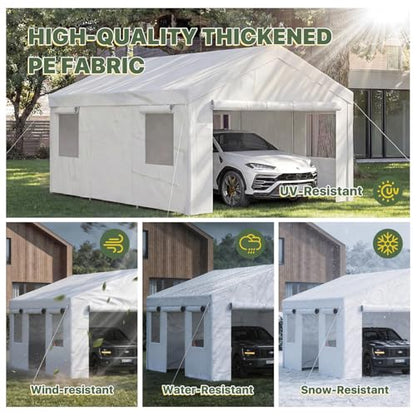 Carport 10x20 Heavy Duty Carport Canopy Portable Garage