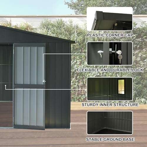 Domi Outdoor Storage Shed 11' x 12.5'