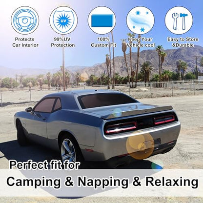 Window Shades for Dodge Challenger 2015 (6 Count)