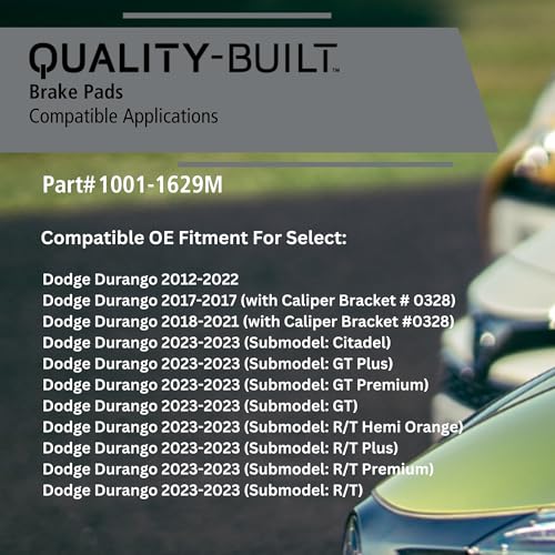 Front Semi Metallic Brake Pads