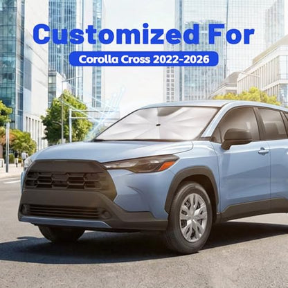 Car Windshield Sun Shade Umbrella for Toyota Corolla Cross 2022