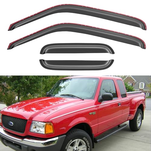in Channel Window Visors Rain Guards for 1999