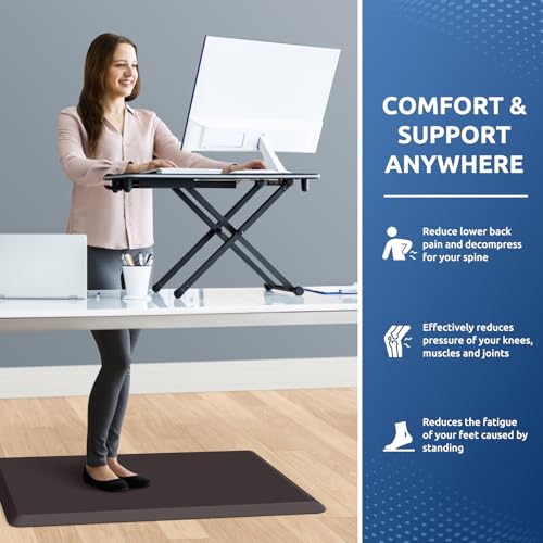 0.8" Thick Kitchen Mat Cushioned Anti Fatigue Rug Comfort Floor Mats