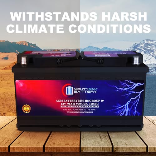MM H8 Start and Stop Car BCI Group 49 12V 95Ah
