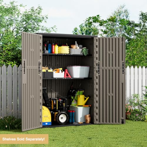 Outdoor Vertical Storage Shed