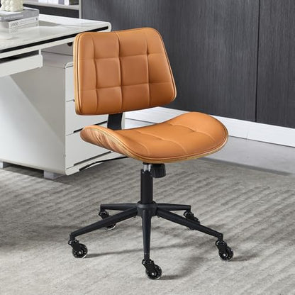 Home Office Desk Chair with Rubber Wheels
