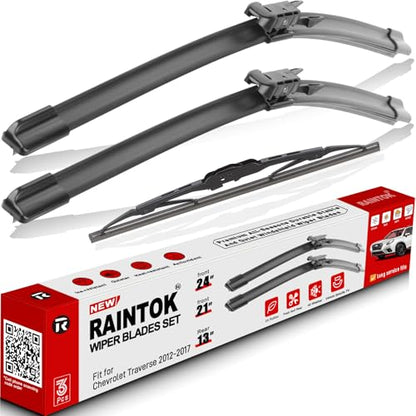 Windshield Wiper Blades Replacement for Chevy Chevrolet Traverse 2012