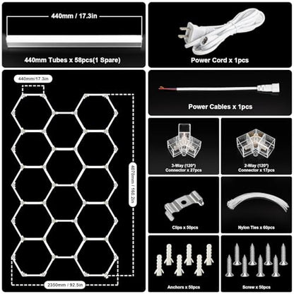 Hexagon Garage Lights
