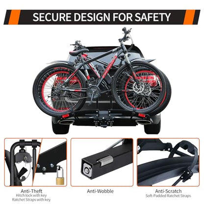 Ebike Rack with Ramp (2 Count)