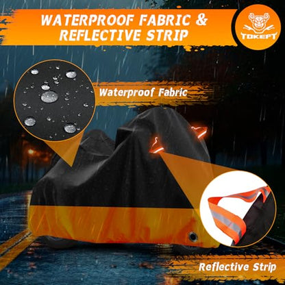 Trike Cover Heavy Duty Waterproof 3 Wheel Motorcycle Cover