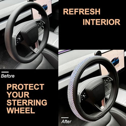 Bling Comfy Steering Wheel Cover for Tesla Model Y