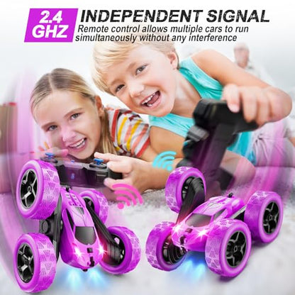 RC Cars Purple Remote Control Car for Girls