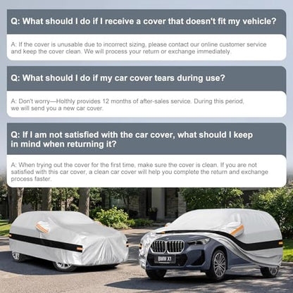 10 Layers SUV Car Cover Custom Fit for BMW X1