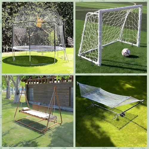 Trampoline Stakes Heavy Duty 12 Inch Trampoline Anchors High Wind (20 Count)