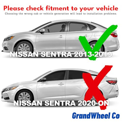 Window Deflectors Smoke Tinted in (4 Count)