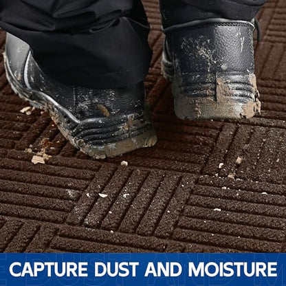 Durable Indoor Outdoor Door Mat (12 Sq Ft)