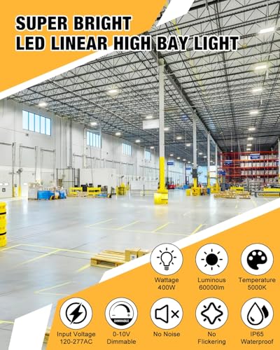4FT LED Linear High Bay Light (2 Count)