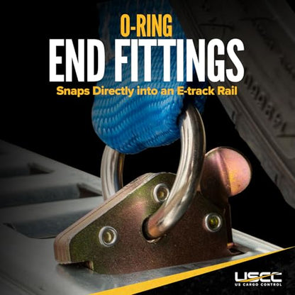 E Track Wheel Straps with E (4 Count)
