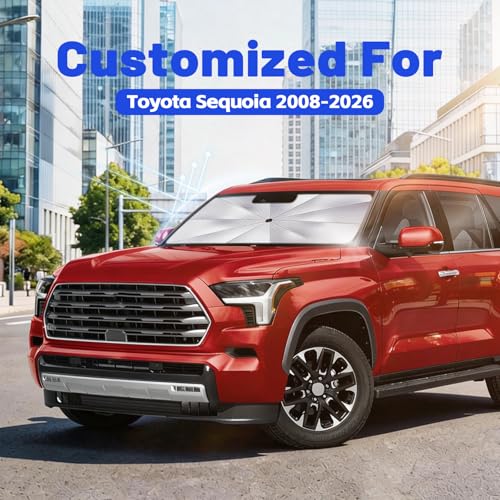 Car Windshield Sun Shade Umbrella for Toyota Sequoia 2008