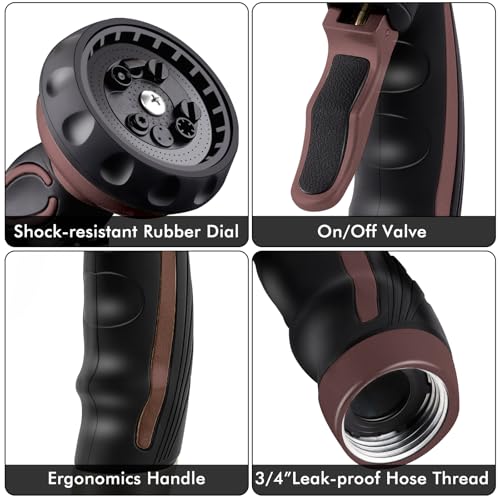 Hose Nozzle with Easy Self
