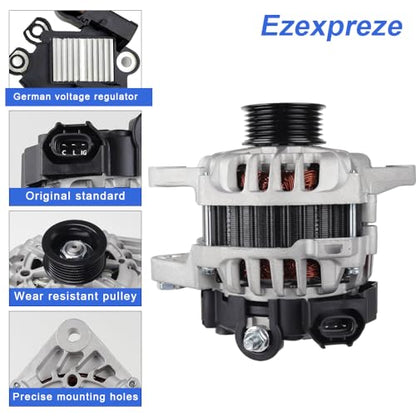 Hyundai kia Alternator Replacement Compatible with 2012 2013 2014 2015 2016 2017 Accent Veloster