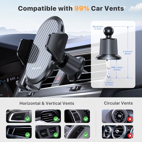 Phone Holders for Your Car with Metal Hook Clip