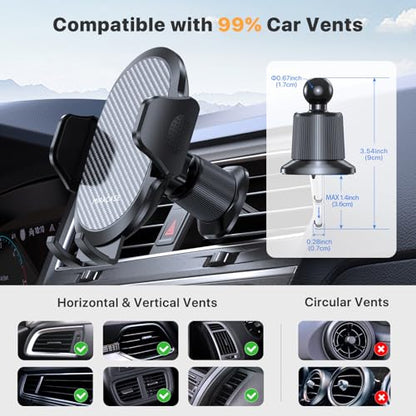 Phone Holders for Your Car with Metal Hook Clip