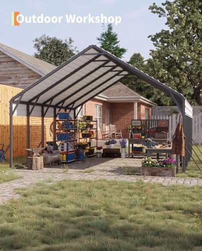 20'x25'x13' Metal Carport for 2 Cars