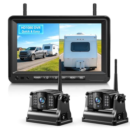 Dual Magnetic Wireless Backup Cameras