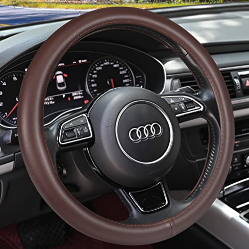 Heavy Duty Pure Cowhide Steering Wheel Cover