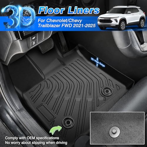 Floor Mats for Chevy Trailblazer FWD 2021