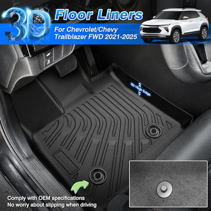 Floor Mats for Chevy Trailblazer FWD 2021