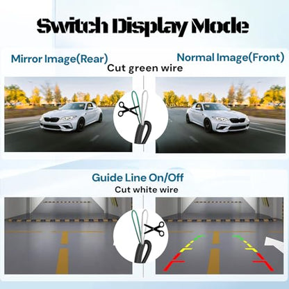 X1 Ntsc Backup Camera for Car License Plate Reverse Cam