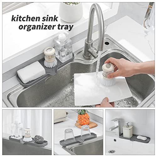 Silicone Soap Dish with Drain Spout