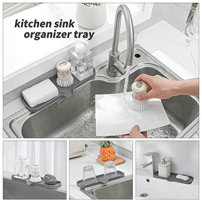 Silicone Soap Dish with Drain Spout