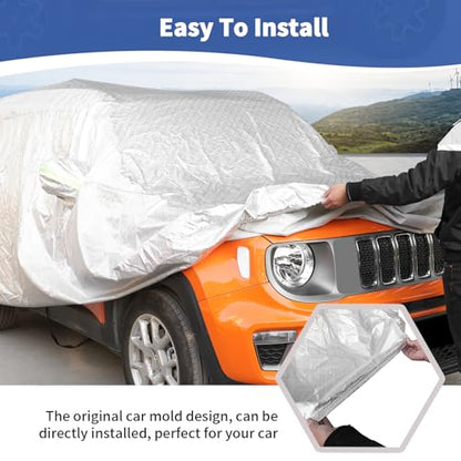 for Renegade Car Cover Weatherproof Covers for Jeep Renegade 2015 2016 2017 2018 2019 2020 2021 2022 2023 up