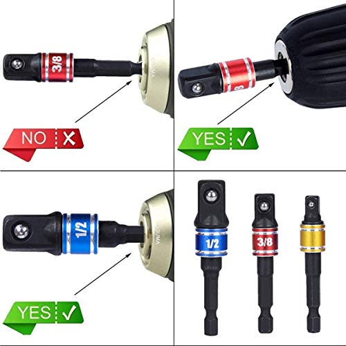 Socket Adapter Extension Set (3 Count)