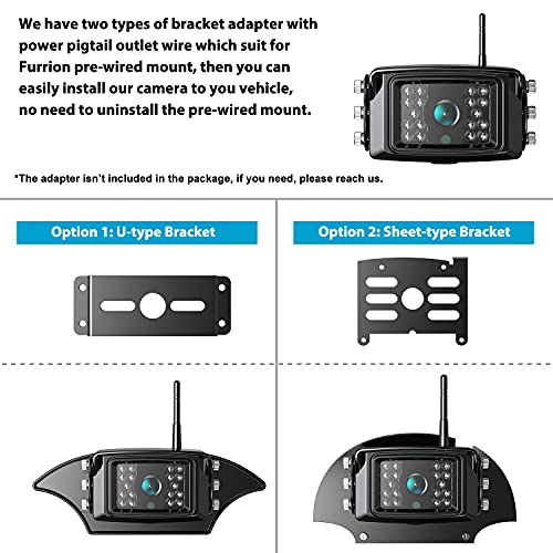 HD 1080P 9" Wireless RV Dual Backup Camera System with Recording