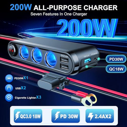 Cigarette Lighter Splitter