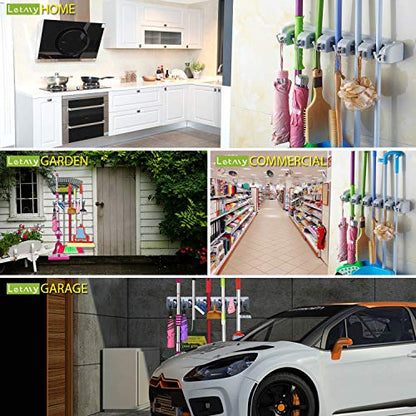 Broom Holder Wall Mounted