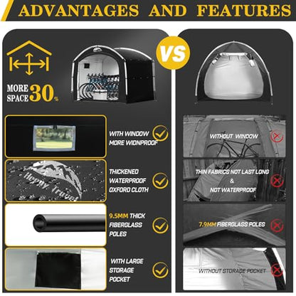 Bike Storage Shed Tent (4 Count)