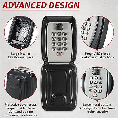 Car Window Punch Button Lock Box