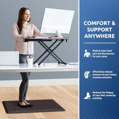 Kitchen Mat Cushioned Anti Fatigue Kitchen Rug Non Slip Standing Mat Comfort Floor Mats for Sink Office