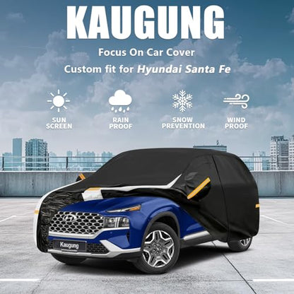 10 Layers Car Cover Custom Fit for Hyundai Santa Fe Santafe