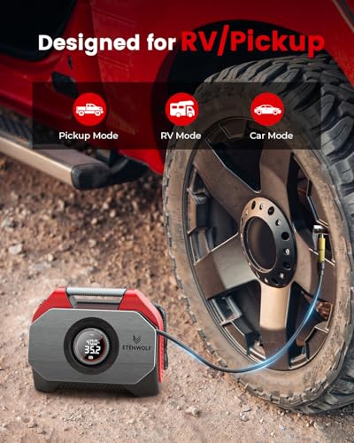 S6SE Tire Inflator Portable Air Compressor