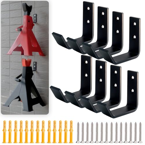 8 Packs Jack Stands Wall Mount Organizer (8 Count)