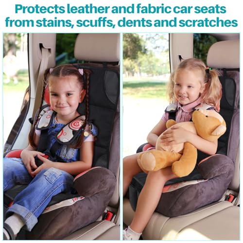 2 Pcs Car Seat Protector with Non (2 Count)