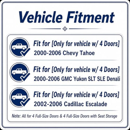 4PC Window Rain Guards fit 2000