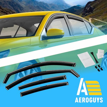 Extra Durable Window Deflectors in (4 Count)